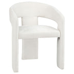Carlow Upholstered Dining Arm Chair White (Set of 2)