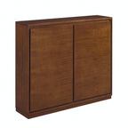 Sideboard, Buffet Cabinet With 2 Outlet Holes, Storage Cabinet For Entryway, Hallway, Living Room, Kitchen, Dining Room, Bedroom - Walnut