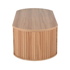 Lift Top Coffee Table With Hidden Compartment, Modern Oval Lift Tabletop For Home Living Room