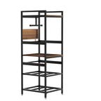 3D Printer Stand With Filament Storage, T-Type Holder, Built In Power Panelб Open Frame Printer Workstation - Black