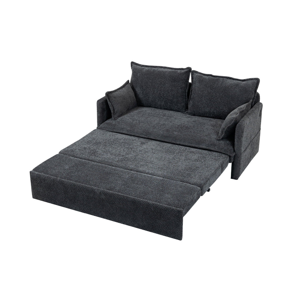 Pull Out Sofa Bed, Convertible Sleeper Sofa Couch, Side Storage, And USB / C - Type Charging Ports Chair