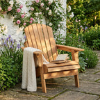 Oversize Outdoor Folding Adirondack Chair, Patio Chair For Garden
