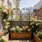 Metal Garden Trellis Rustproof Trellis For Climbing Plant Outdoor Flower Support