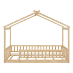 Bed House Bed Frame With Fence
