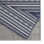 Sunshine - 5'3" X 7'3" Indoor, Outdoor Area Rug - Blue - Polypropylene