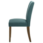 Paxton Upholstered Dining Side Chair Teal Blue (Set of 2)