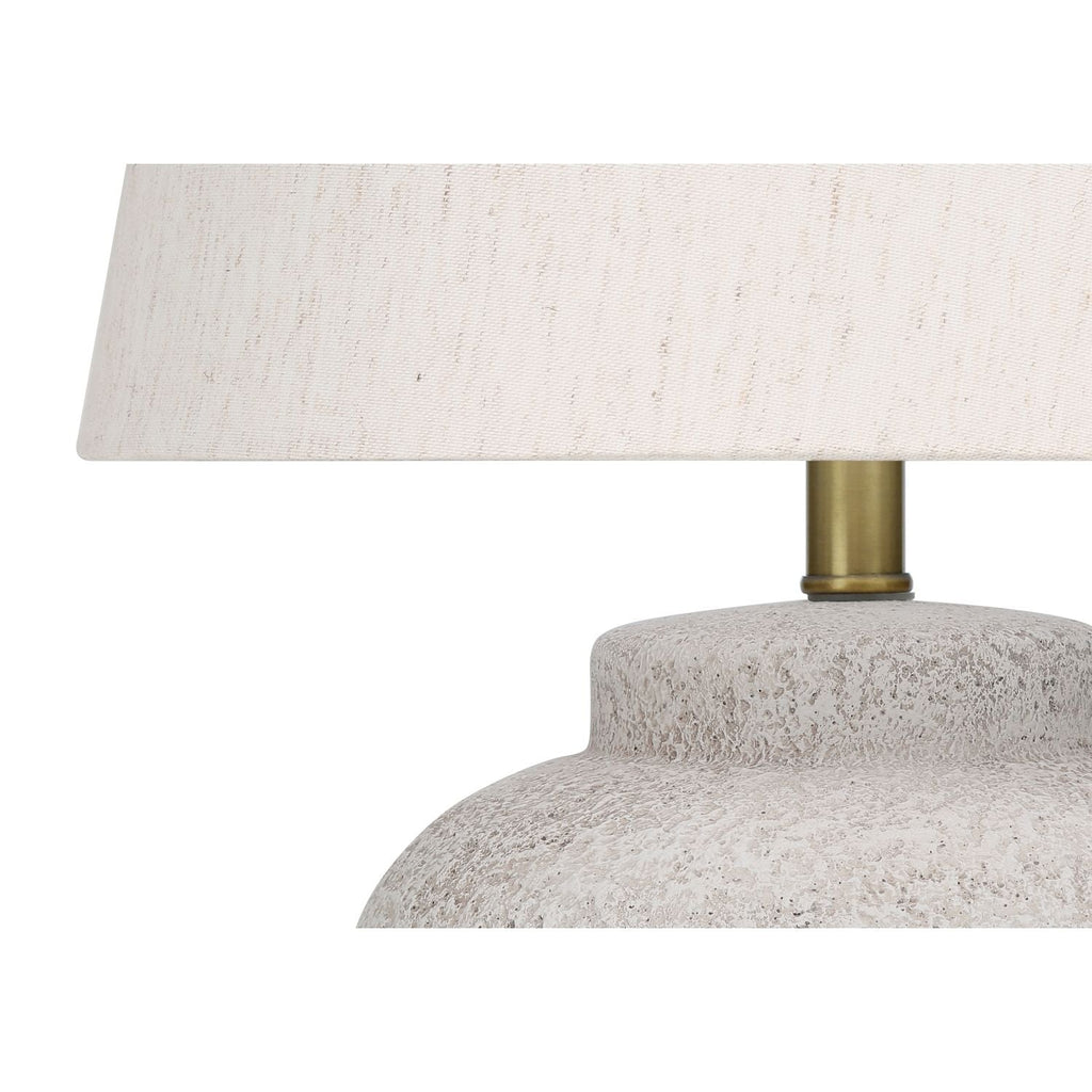 Lighting, Table Lamp, Concrete, Modern - Cream