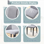 Versatile Dining Chairs With Comfortable Design And Metal Legs