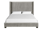 Upholstered Bed, Space-Saving Design