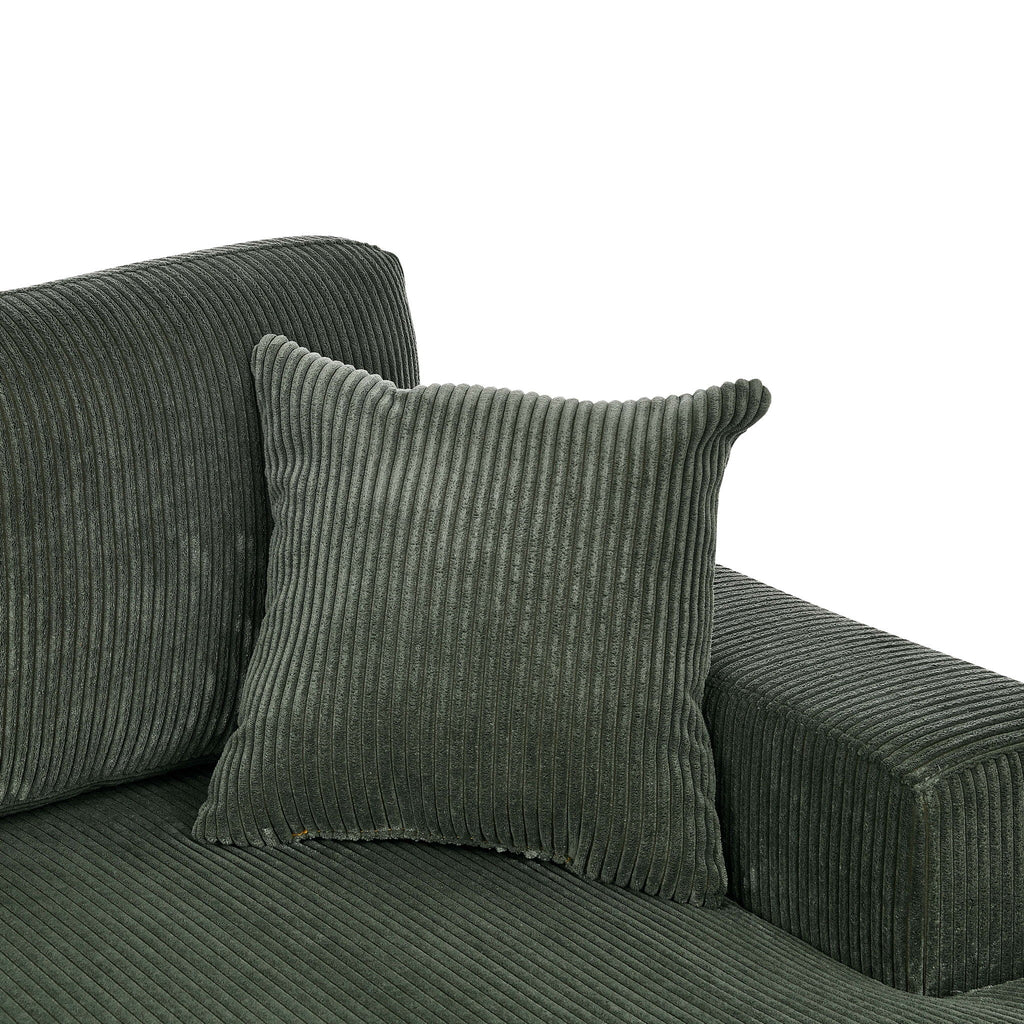 3 Piece Double Chaise Sectional Sofa