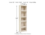 Bellaby - Pier - 4 Shelves - Whitewash