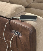 Mixed Motion - Power Reclining Sofa With Adjustable Headrest