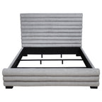 Patricia 58-inch Boucle Upholstered California King Bed Grey