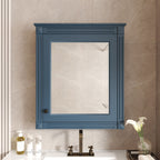 Wall Mounted Bathroom Storage Cabinet With Mirror, Medicine Cabinet With Height Adjustable Shelf