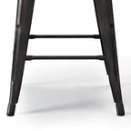 Rayne - Curved Back Metal Stool (Set of 2)