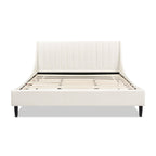 Aspen - Vertical Tufted Modern Headboard Platform Bed Set