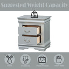 Louis Philippe III - Sleek Design Nightstand