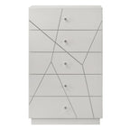 Esther - Chest - White / Silver