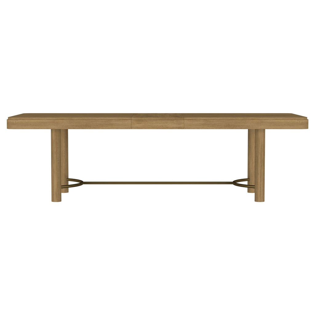 Arini 104-inch Extension Leaf Dining Table Sand Wash