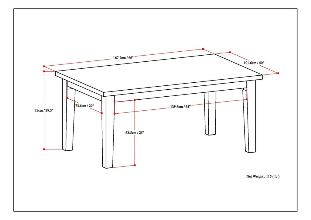 Eastwood - Handcrafted Dining Table