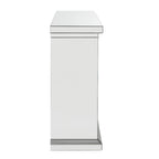 Nysa - 40" Fireplace - Mirrored & Faux Crystals