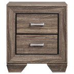 Kauffman 5-piece Eastern King Bedroom Set Washed Taupe
