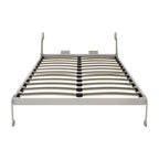 Queen Size Vertical Murphy Wall Cabinet Folding Bed With Automatic Legs - Gray