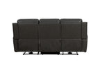 Pierce - Power Sofa With Power Recline, Power Headrest (Drop Down Table With Two Cup Holders)-Zero Gravity, Lumbar