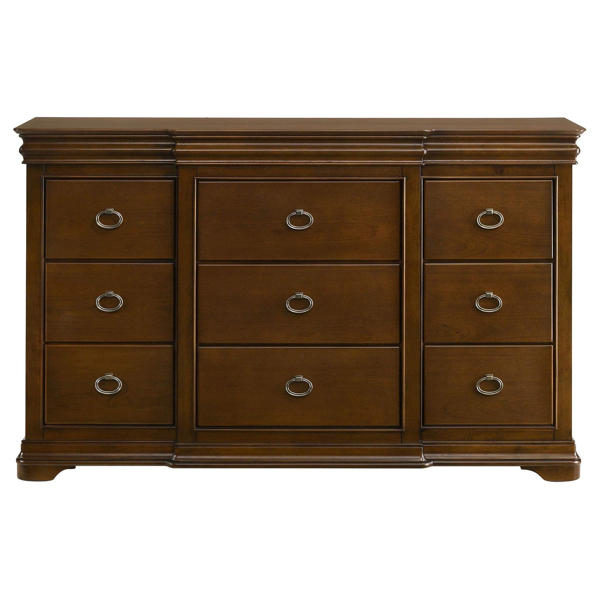Garland 9-drawer Bedroom Dresser Cabinet Brown Cherry