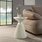 Duane - Accent Table - Natural White