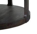 Boswell - Round Cocktail Table (With Casters) - Peppercorn