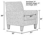 Lewiston - Accent Chair - Graphite