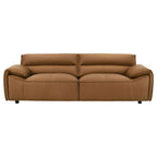 Buxton 2-piece Leather Upholstered Sofa Set Orange