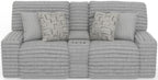 Lynx - Power Reclining Console Loveseat With Zero Gravity