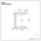 Skyler - C Side Table Handcrafted