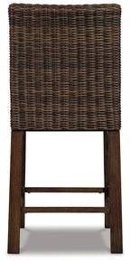 Paradise Trail - Barstool (Set of 2) - Medium Brown