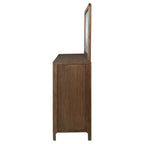 Maderia 8-drawer Dresser and Mirror Walnut