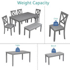 Kitchen Dining Set, Rectangular Dining Table
