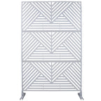 Freestanding Outdoor & Indoor Freestanding Metal Privacy Screen