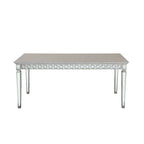 Varian - Dining Table - Mirrored & Antique Platinum
