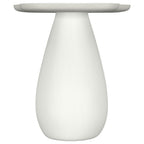 Perth 20-inch Side Table with Cloud-Shaped Top Off White
