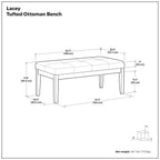 Lacey - Upholstered Tufted Ottoman Bench