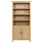 Vermes 72-inch 2-door Home Office Cabinet Bookcase Light Ash