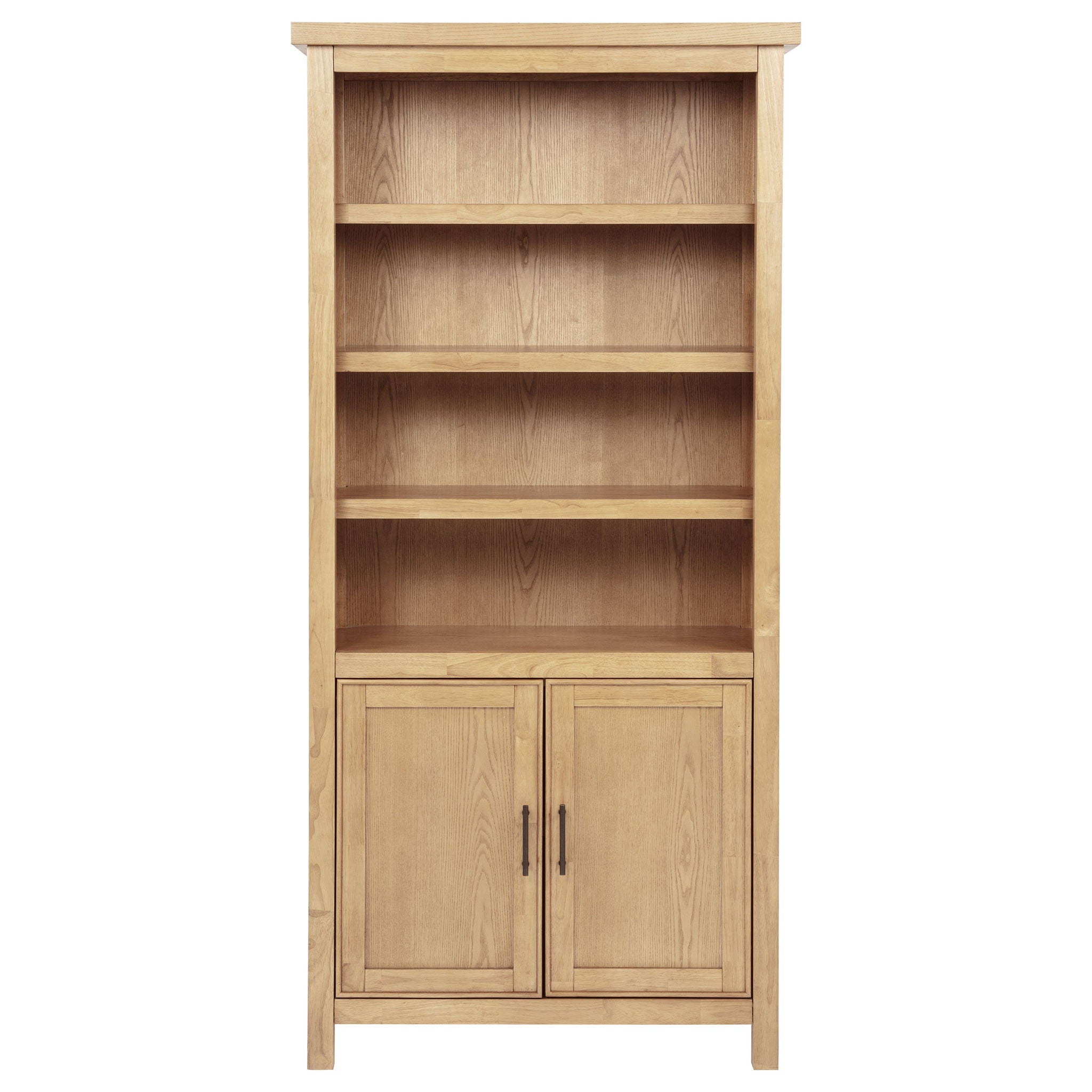 Vermes 72-inch 2-door Home Office Cabinet Bookcase Light Ash