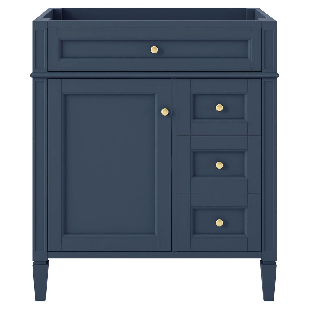Bathroom Vanity With 2 Drawers And Tip-Out Drawer, Storage Cabinet