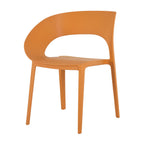 4 Piece Set Of Modern Designed Single Chairs With Round Table