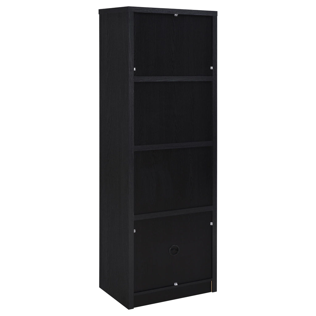 Winfield 3-shelf Media Tower Entertainment Pier Black