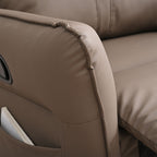 360° Modern Small Rocking Swivel Recliner Chair With Side Pocket