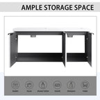 Contemporary Wall Mounted Bathroom Vanity With Resin Double Sink