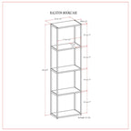 Ralston - Bookcase - Rustic Natural Aged Brown